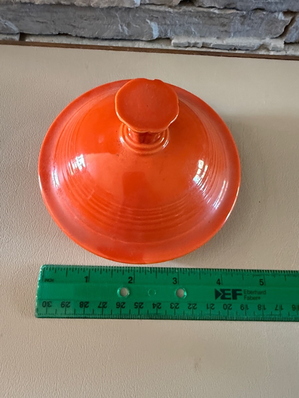Fiesta coffee pot lid (rare).